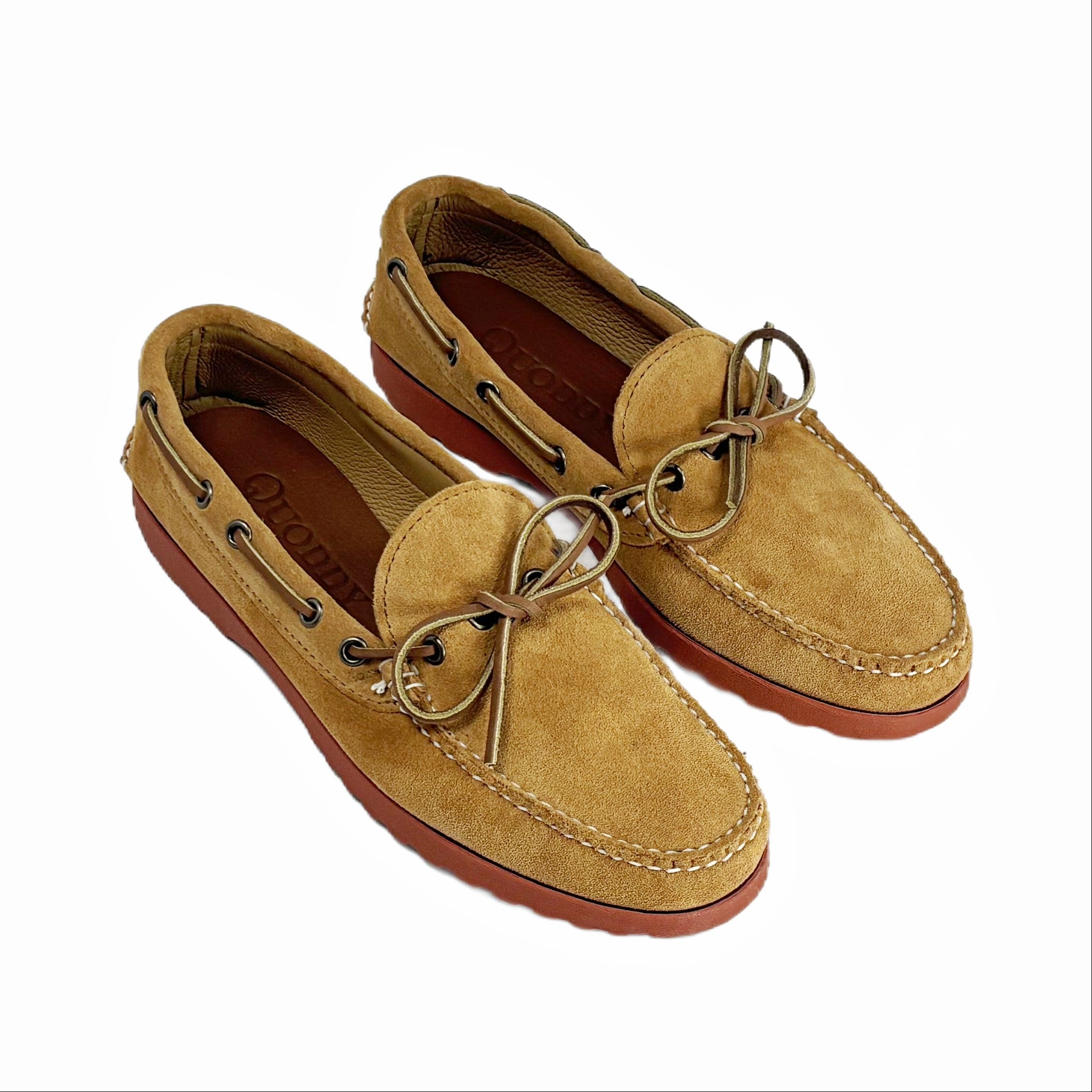 LE Men's Canoe Shoe Classic: Toast Suede Brick Infant Espadrilles