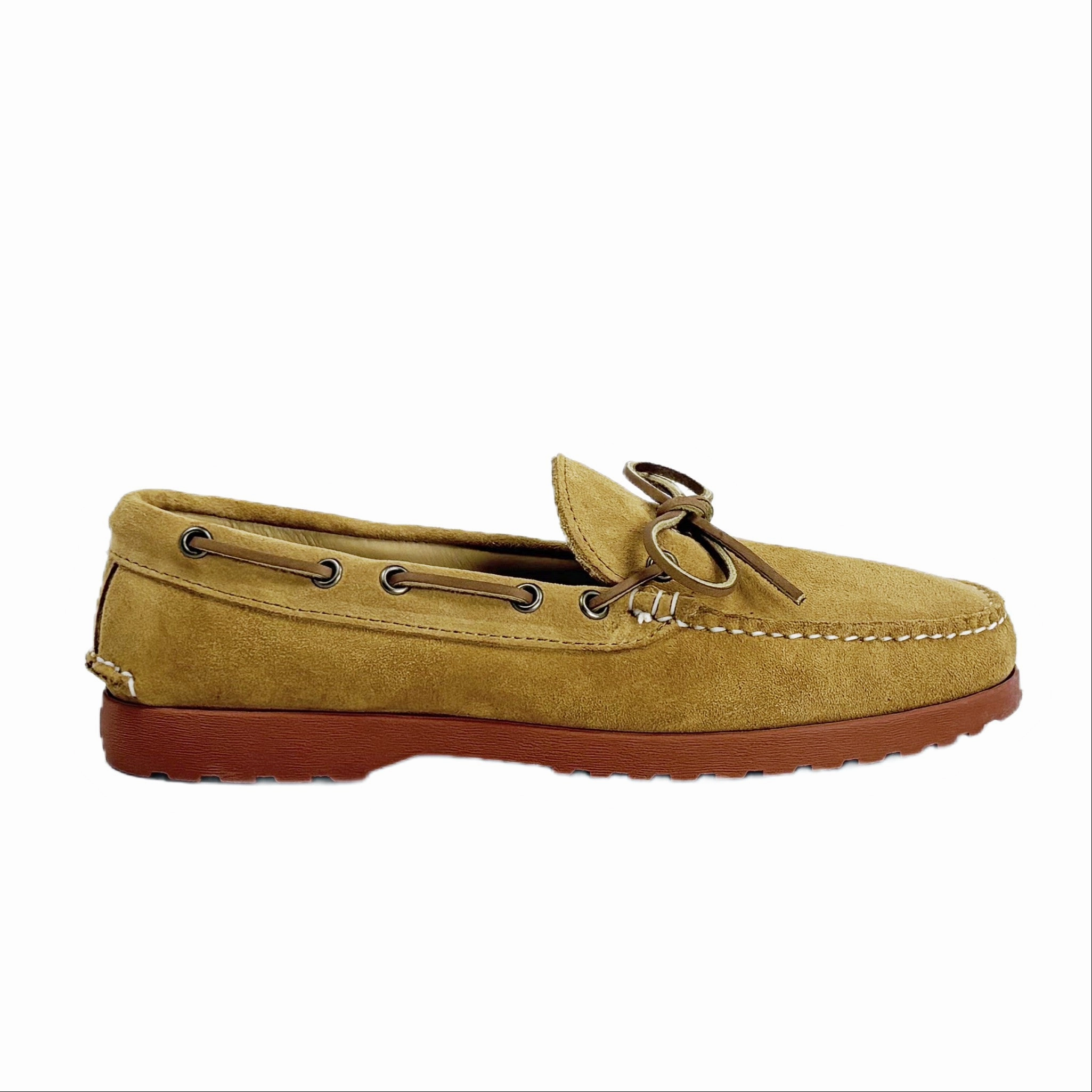 LE Men's Canoe Shoe Classic: Toast Suede Brick Aerosoles Espadrilles Wedge
