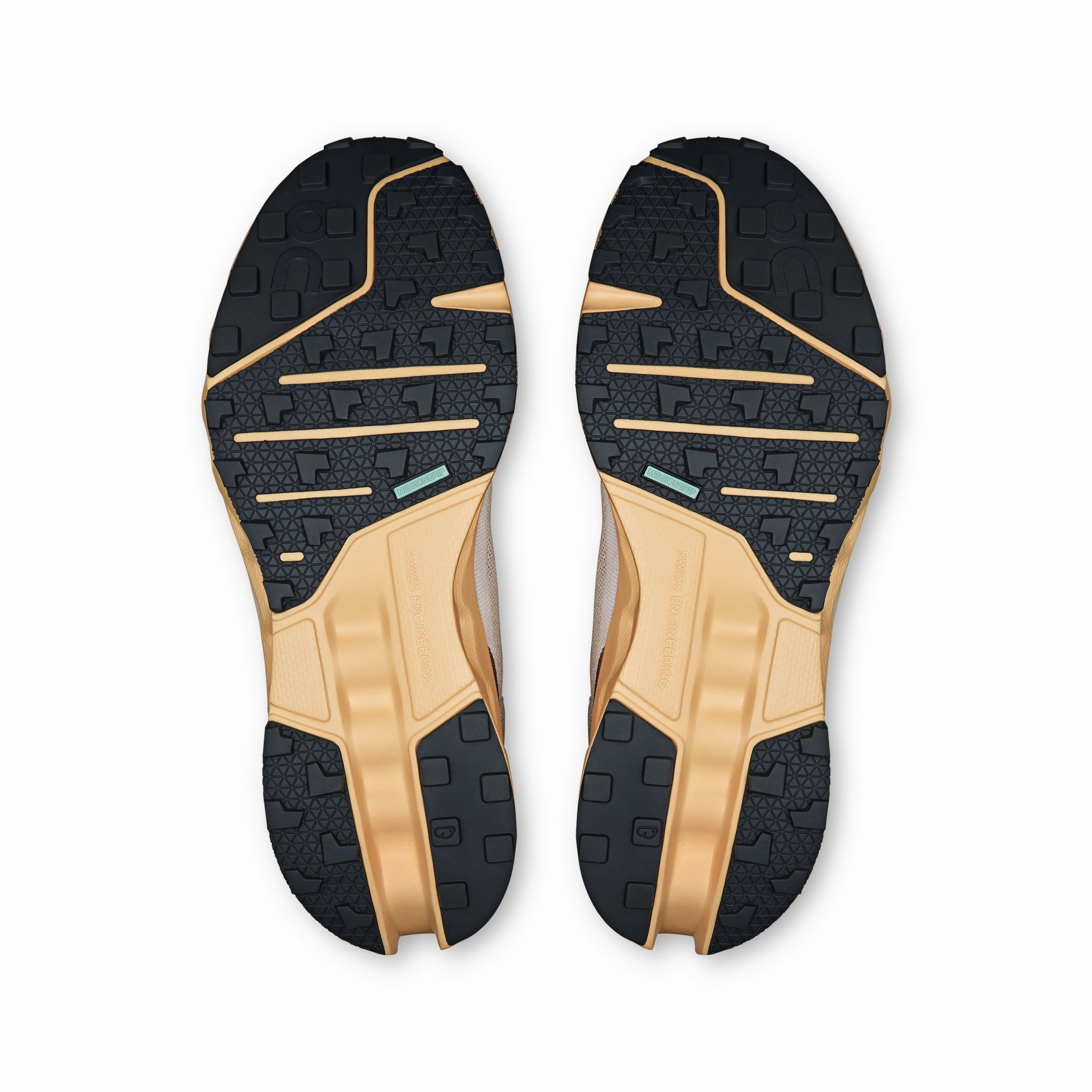 Men's On Cloudsurfer Trail Running Shoe in Silver | Blonde Inca Hiking