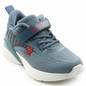 Running Shoes For Concrete Leap7x Blue Sports Lacing Running Shoes For Kids COVER-02 By Liberty