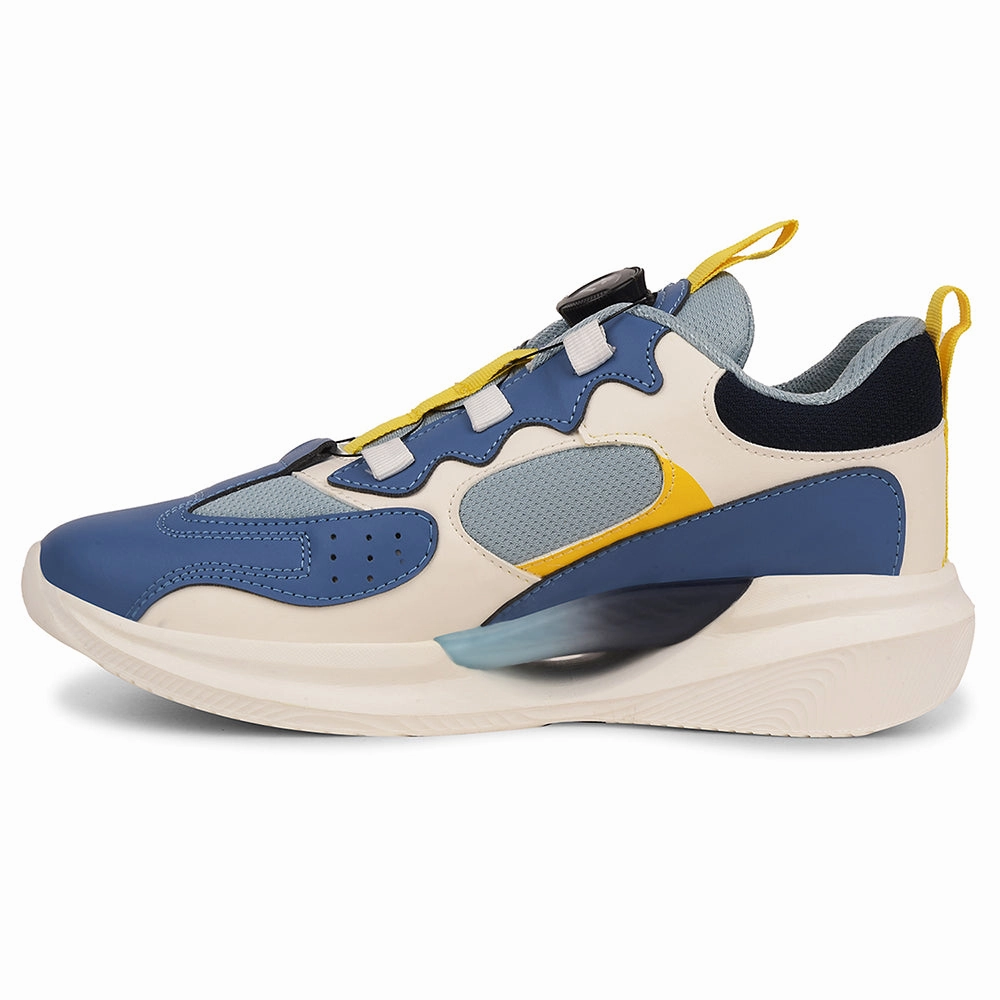 Zoom Vomero Running Shoes Leap7x Blue Sports Non Lacing Running Shoes For Kids GAMEON-1 By Liberty