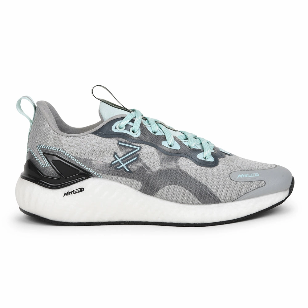 Leap7x By Liberty Men TORNADO-1 Grey Sports Lacing Shoes Running Shoes For Plantar