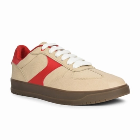 Wearing Dress Shoes Casually Leap7x Casual Beige Lacing Sneakers For Men SPORTSTAR7 By Liberty