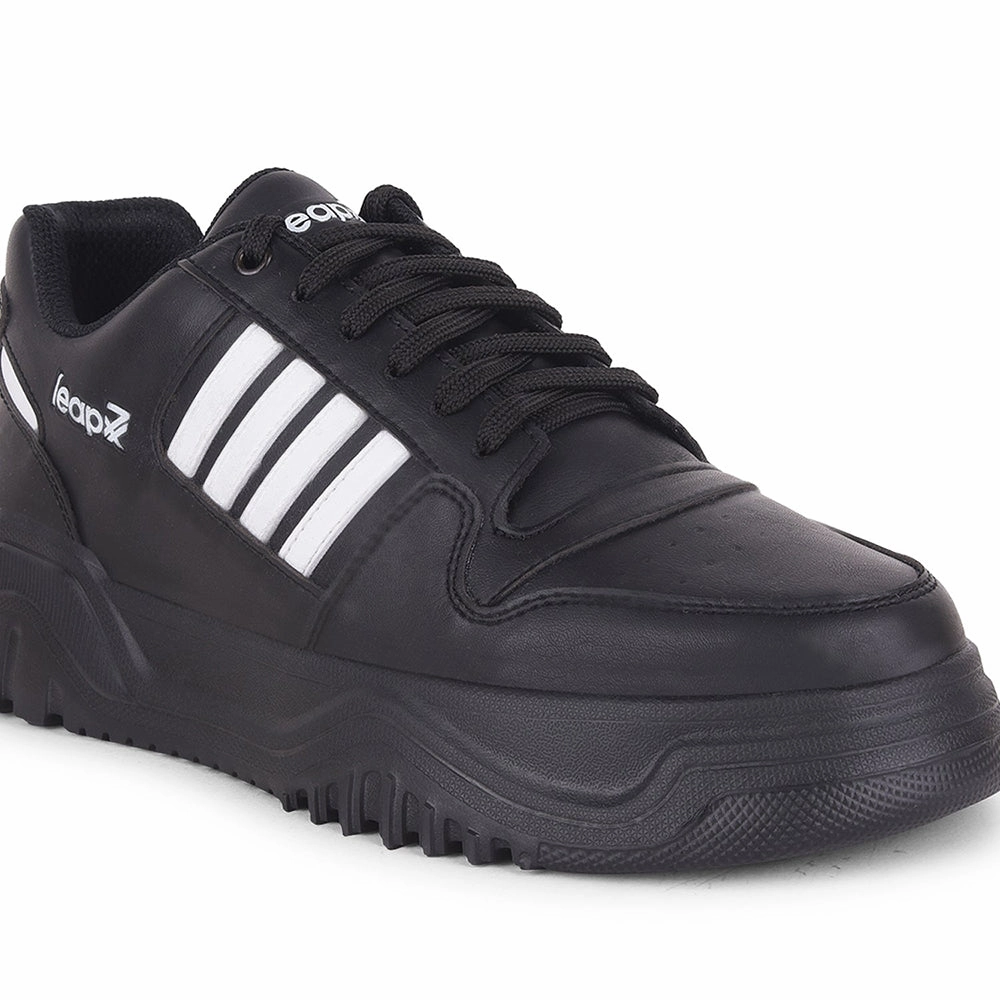 Sam Edelman Sneakers Leap7x Casual Black Lacing Sneakers For Men JAXER-1E By Liberty