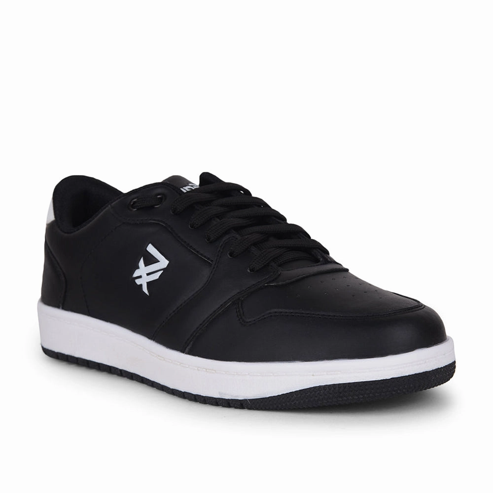 Leap7x Casual Black Lacing Sneakers JAXEN-3E By Liberty Toe Box Sneakers