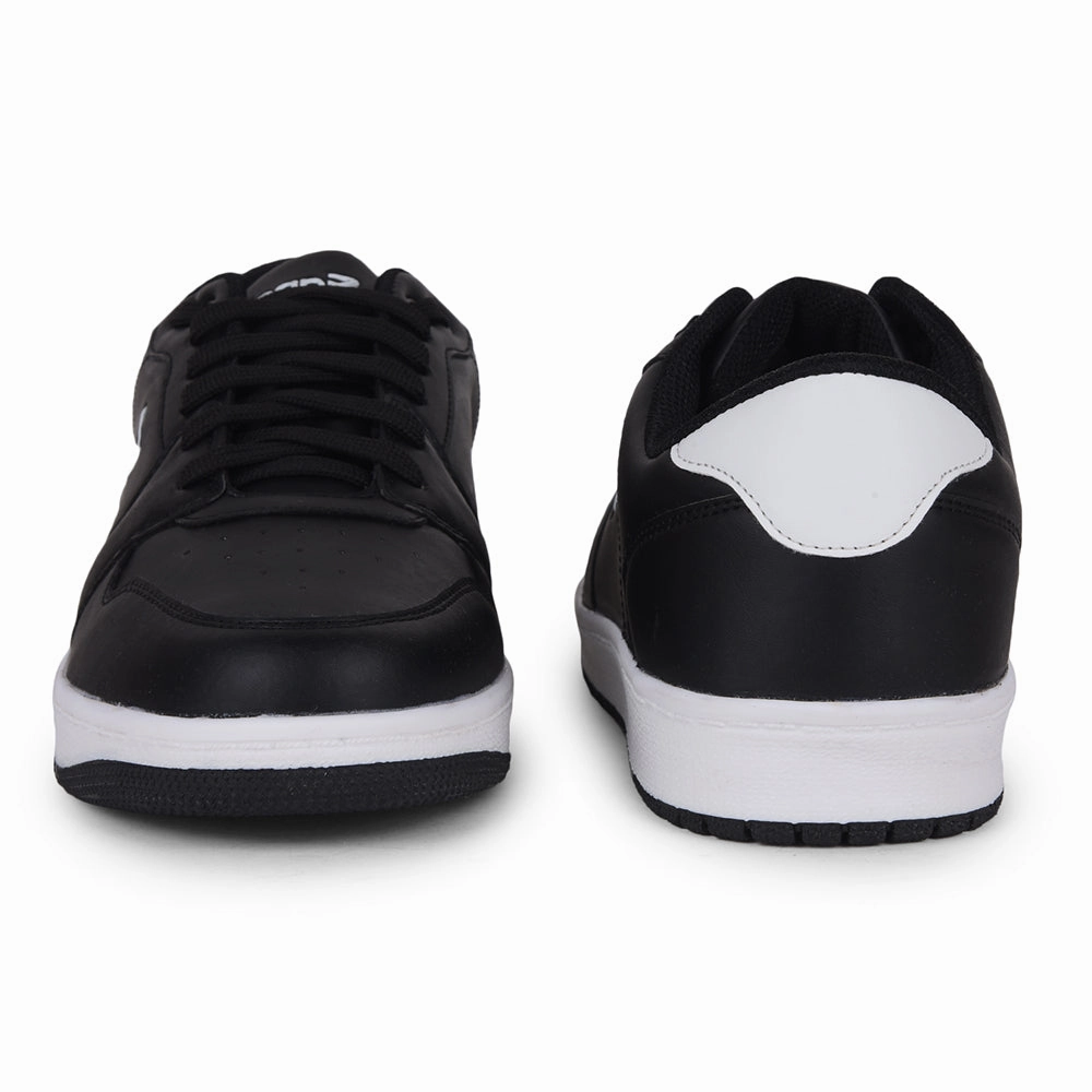 Leap7x Casual Black Lacing Sneakers JAXEN-3E By Liberty Arch Support Walking Sneakers