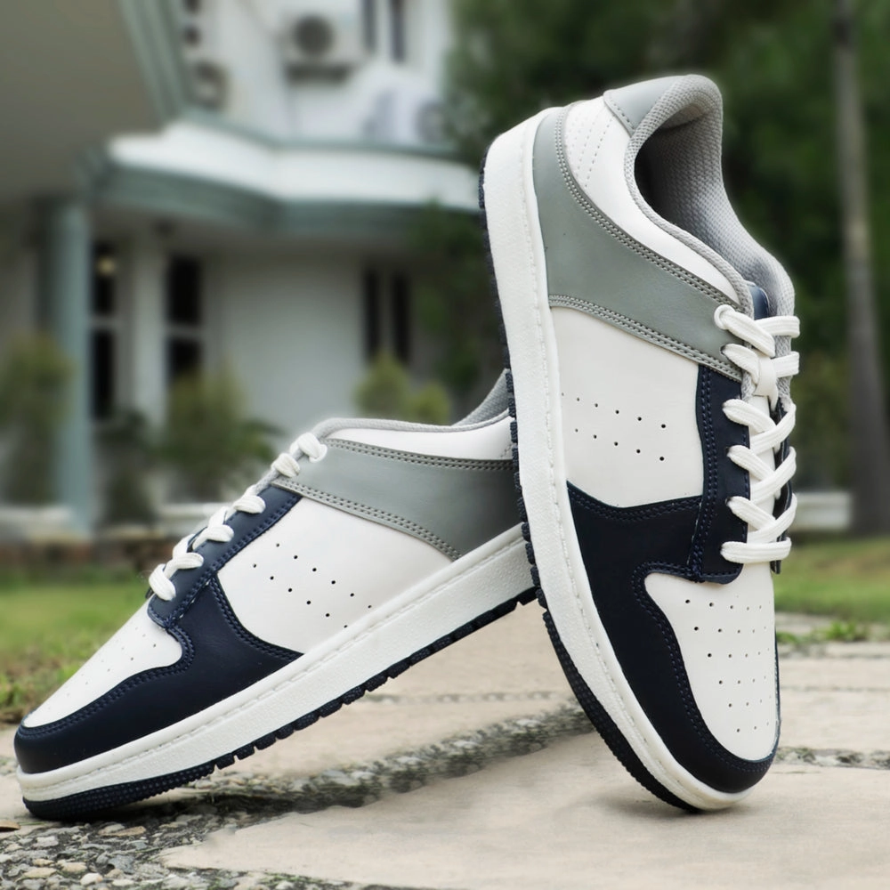 Leap7x Casual Grey Lacing Sneakers For Men SPORTSTAR By Liberty Cool Casual Dress Shoes