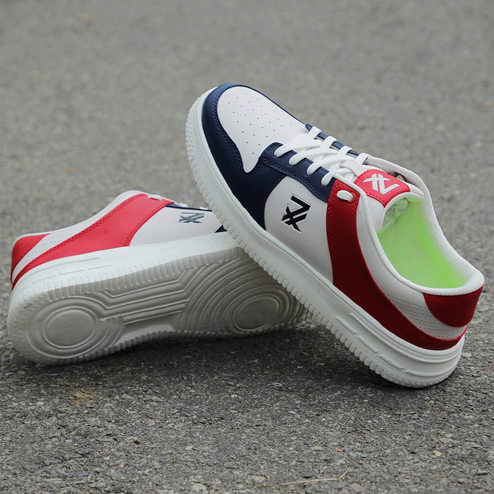 Tan Leather Casual Shoes Leap7x Casual Navy Blue Sneakers For Mens Z-IGNIS By Liberty