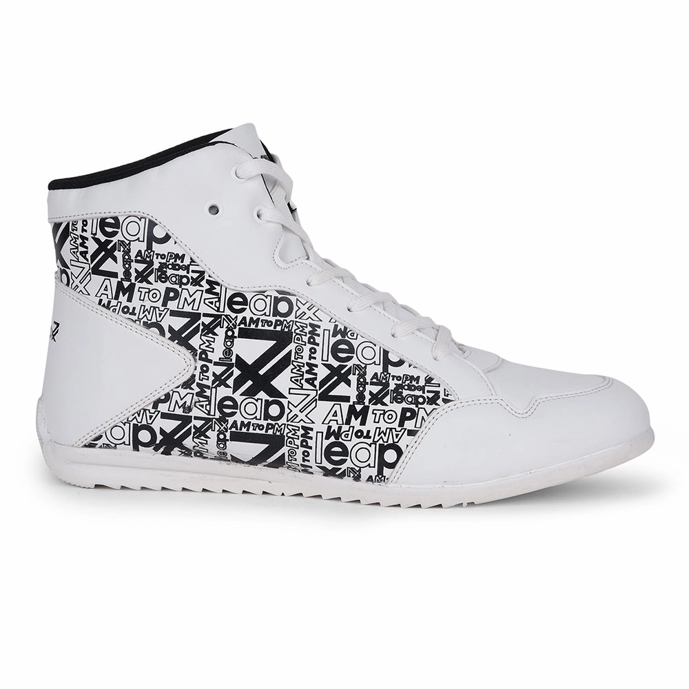 Leap7x Casual White Lacing Sneakers DUCANI-3E By Liberty Casual Jordan Shoes