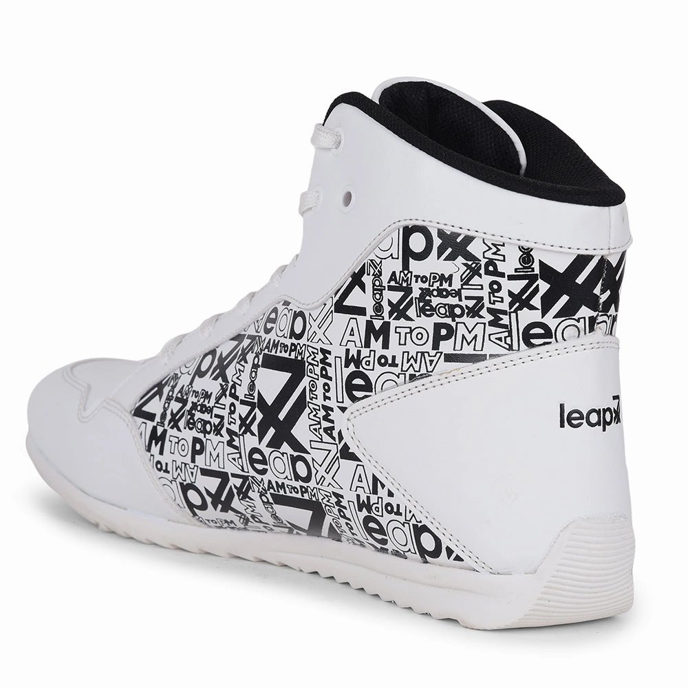 Leap7x Casual White Lacing Sneakers DUCANI-3E By Liberty Casual Derby Shoes