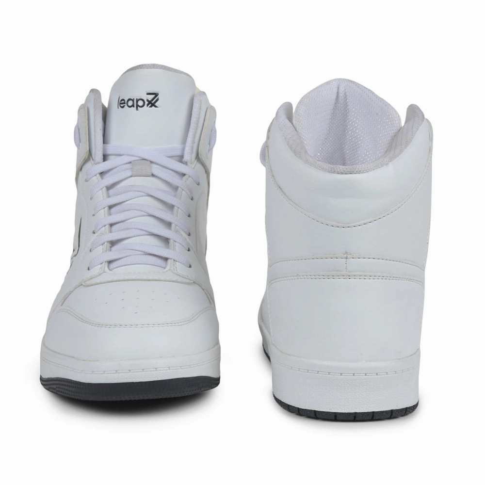 Leap7x Casual White Lacing Sneakers For Men JAXEN-2E By Liberty Basketball Shoes 6y