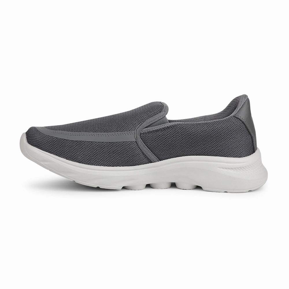 Made In Spain Espadrilles Leap7x Dark Grey Casual Non Lacing Shoes For Men DENIS-1 By Liberty