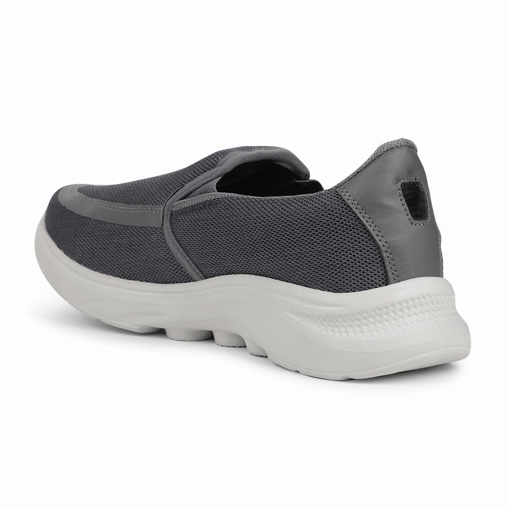 Leap7x Dark Grey Casual Non Lacing Shoes For Men DENIS-1 By Liberty Espadrilles India