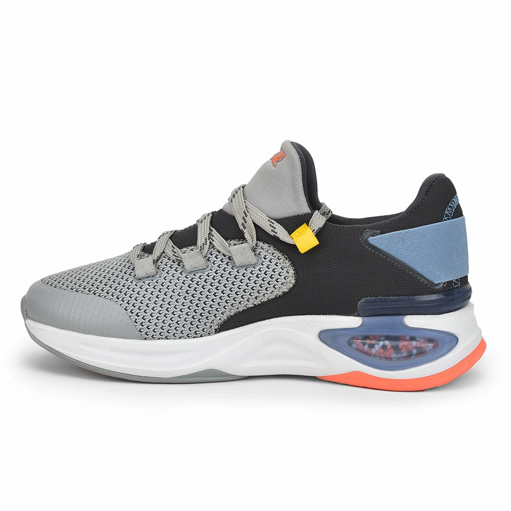 Leap7x Lacing Light Grey Casual Shoes For Men SIGMA-1E By Liberty Air Max Ltd 3 Casual Shoes