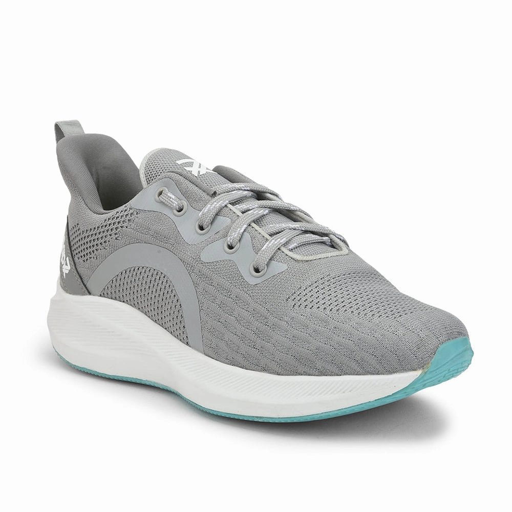 Leap7x Lacing Sports Shoes For Men (Grey) CHALANGE-2 By Liberty Shoe For Running