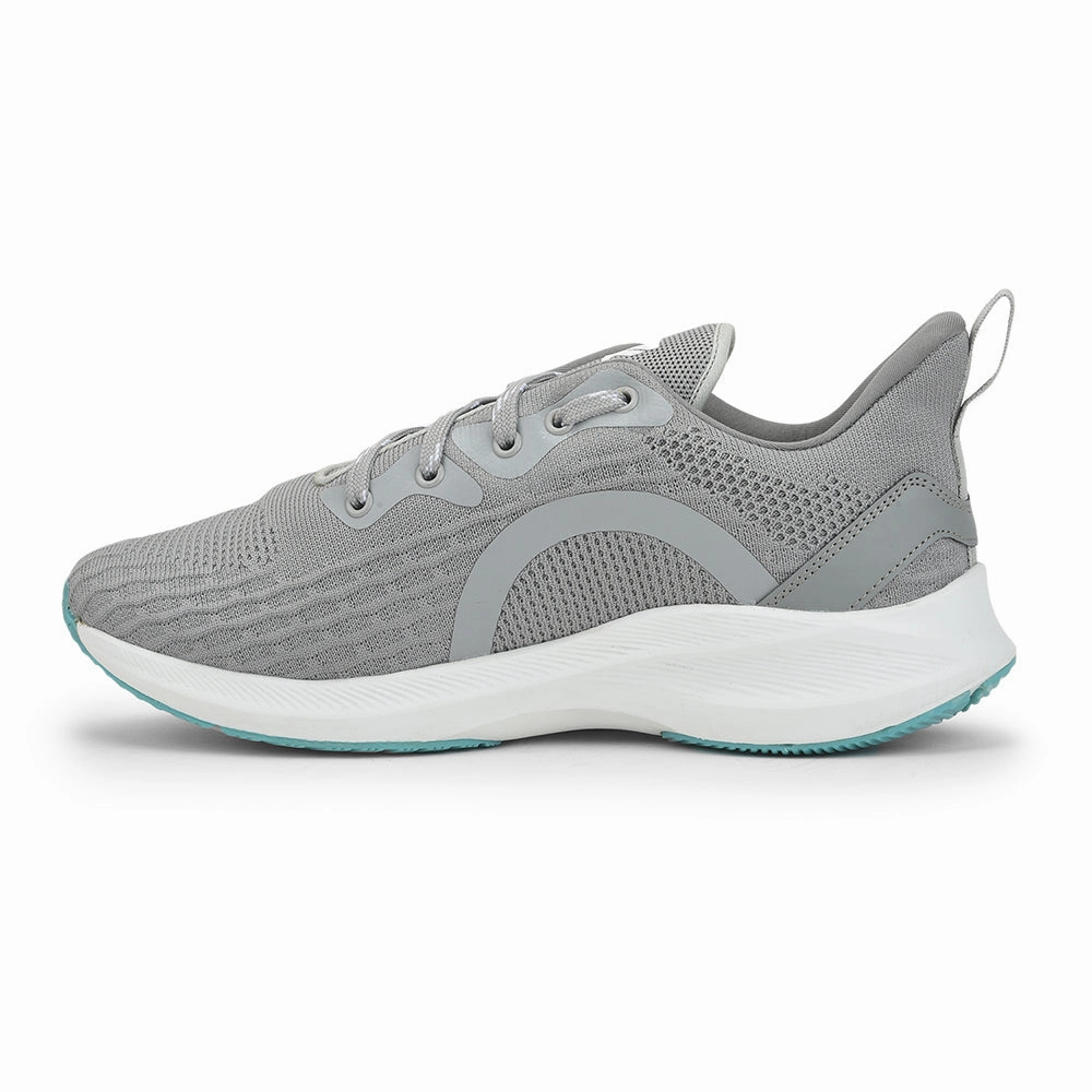 Size 8 Running Shoes Leap7x Lacing Sports Shoes For Men (Grey) CHALANGE-2 By Liberty