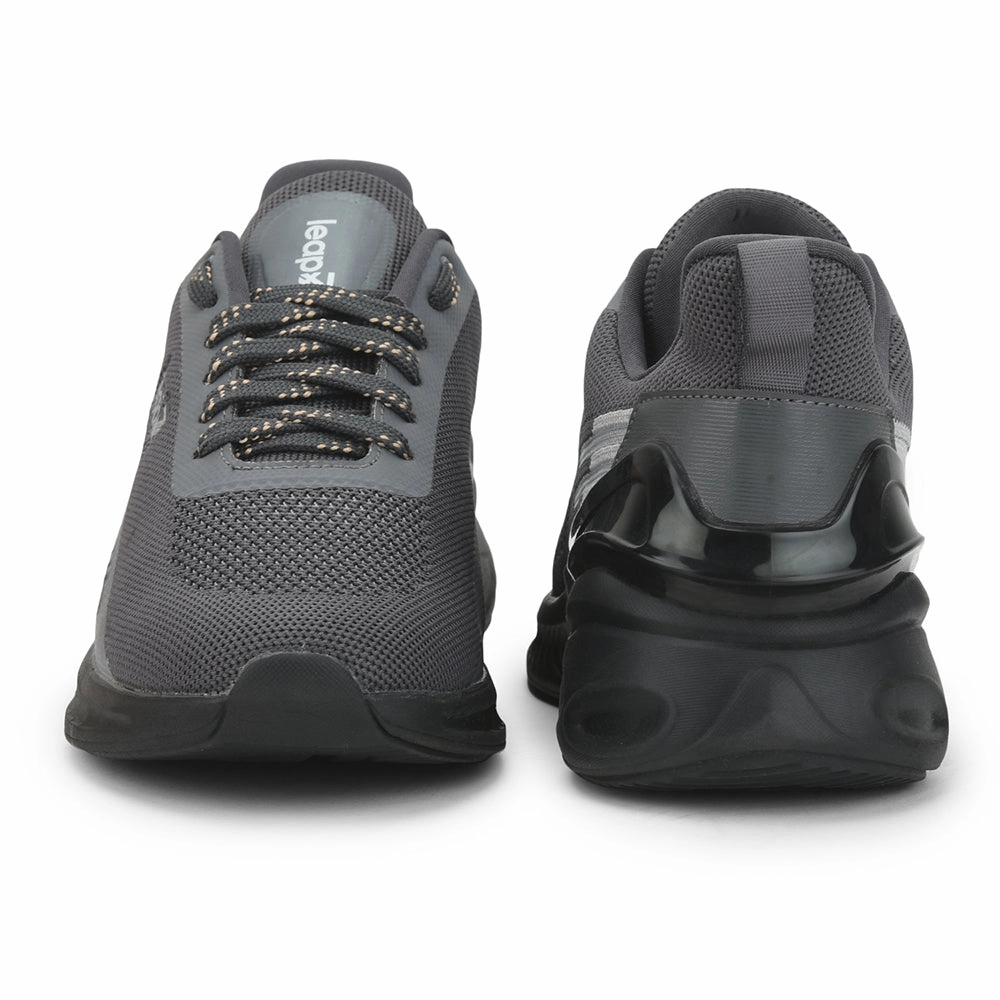Beat Running Shoes Leap7x Sports Lacing Shoe For Men ( Grey ) REVOLVE By Liberty