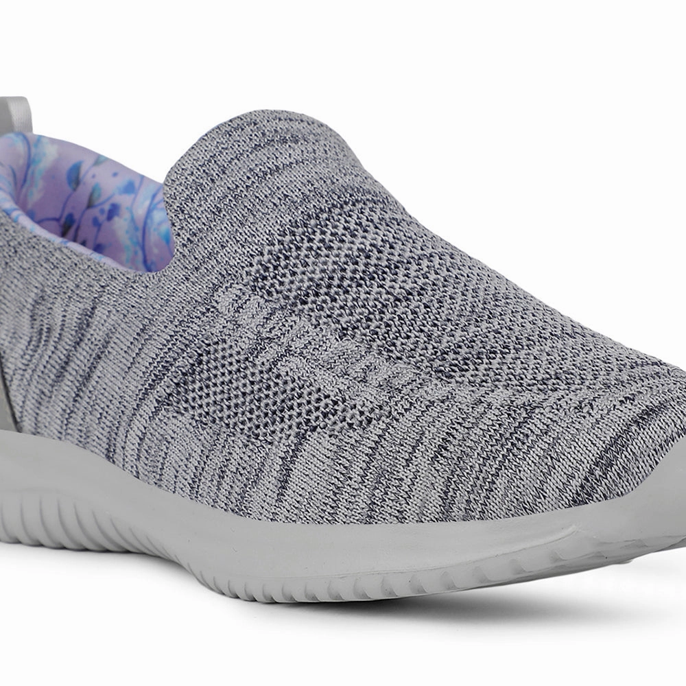 Leap7x Sports Light Grey Walking Shoes For Women WENDY-5E By Liberty Best Walking Tennis Shoes For Plantar Fasciitis