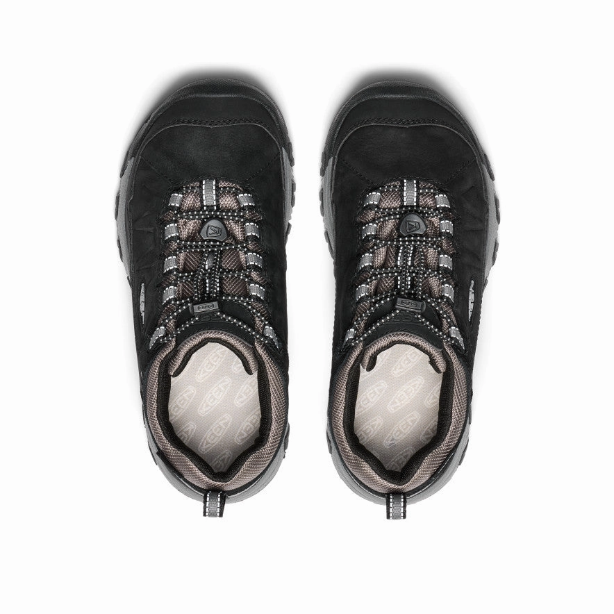 Best Warm Weather Hiking Boots Big Kids' Targhee IV Waterproof Hiking Shoe  |  Black/Steel Grey