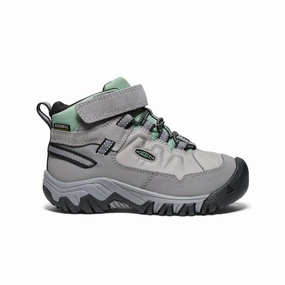 J Tex Hiking Boots Little Kids' Targhee IV Waterproof Hiking Boot  |  Alloy/Granite Green