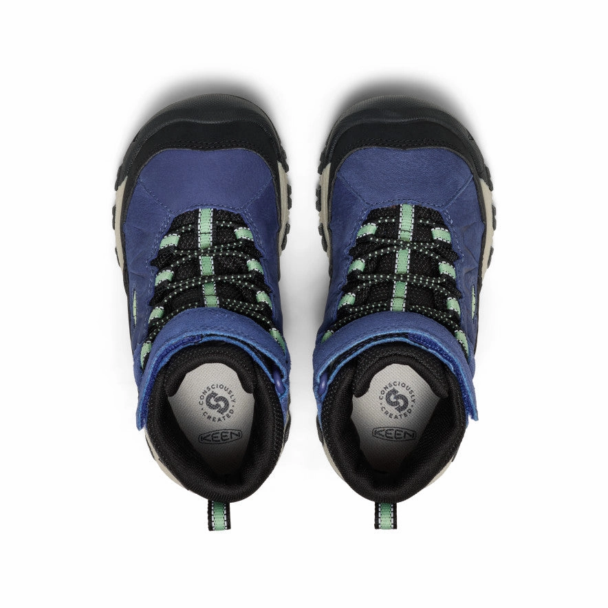 Little Kids' Targhee IV Waterproof Hiking Boot  |  Skipper Blue/Hemlock Rainier Hiking Boot