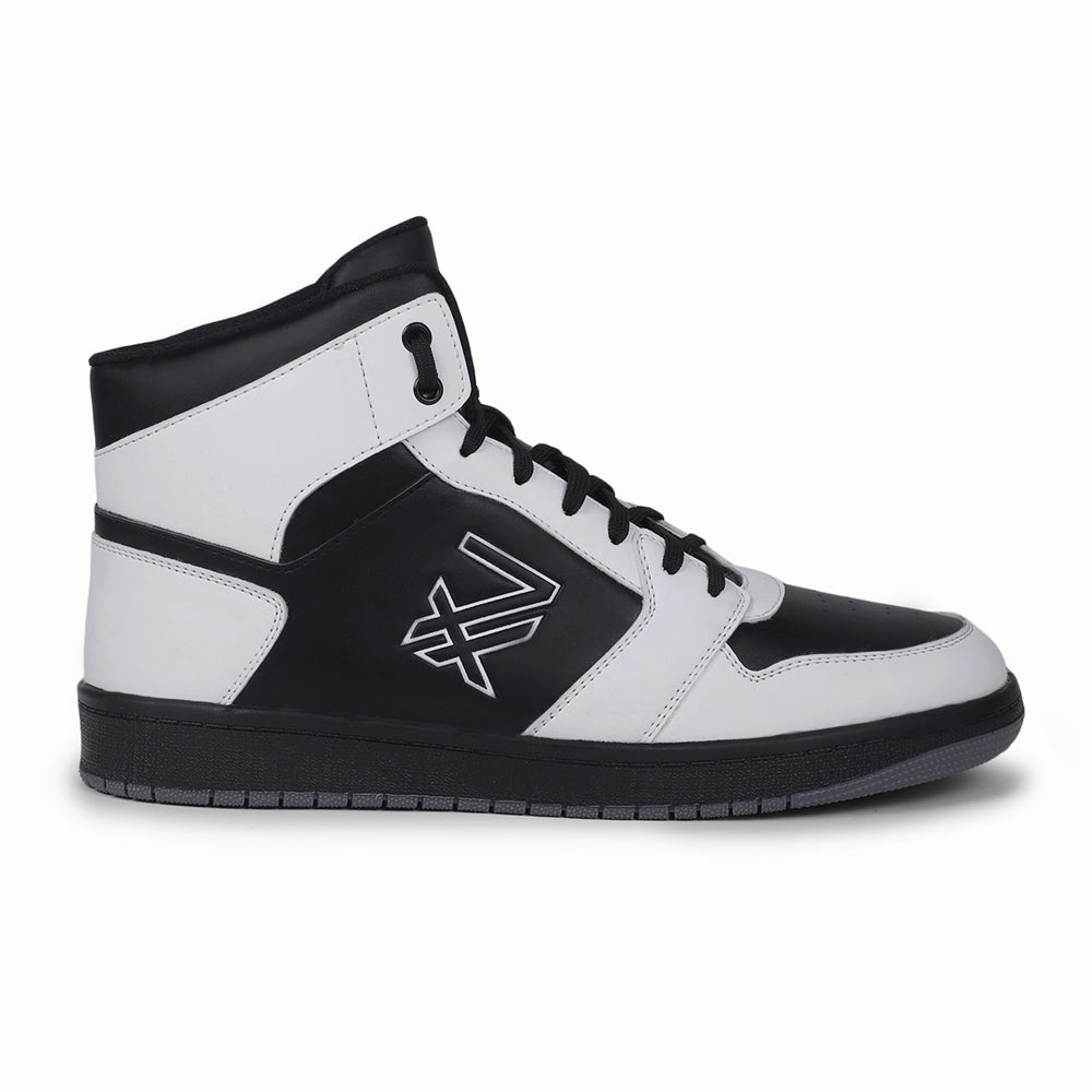 Leap7x Casual Black Lacing Sneakers For Men JAXEN-2E By Liberty Casual Semi Formal Shoes