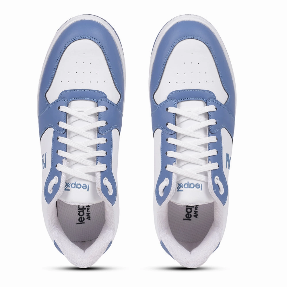Leap7x Casual Blue Lacing Sneakers JAXEN-3E By Liberty Jogging Sneakers