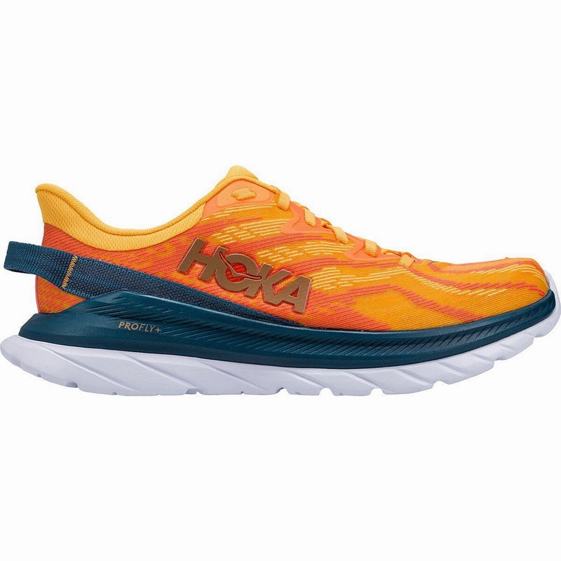 Men's Hoka Mach Supersonic, Yellow/Camellia, 8.5 D Medium Gaviota 4
