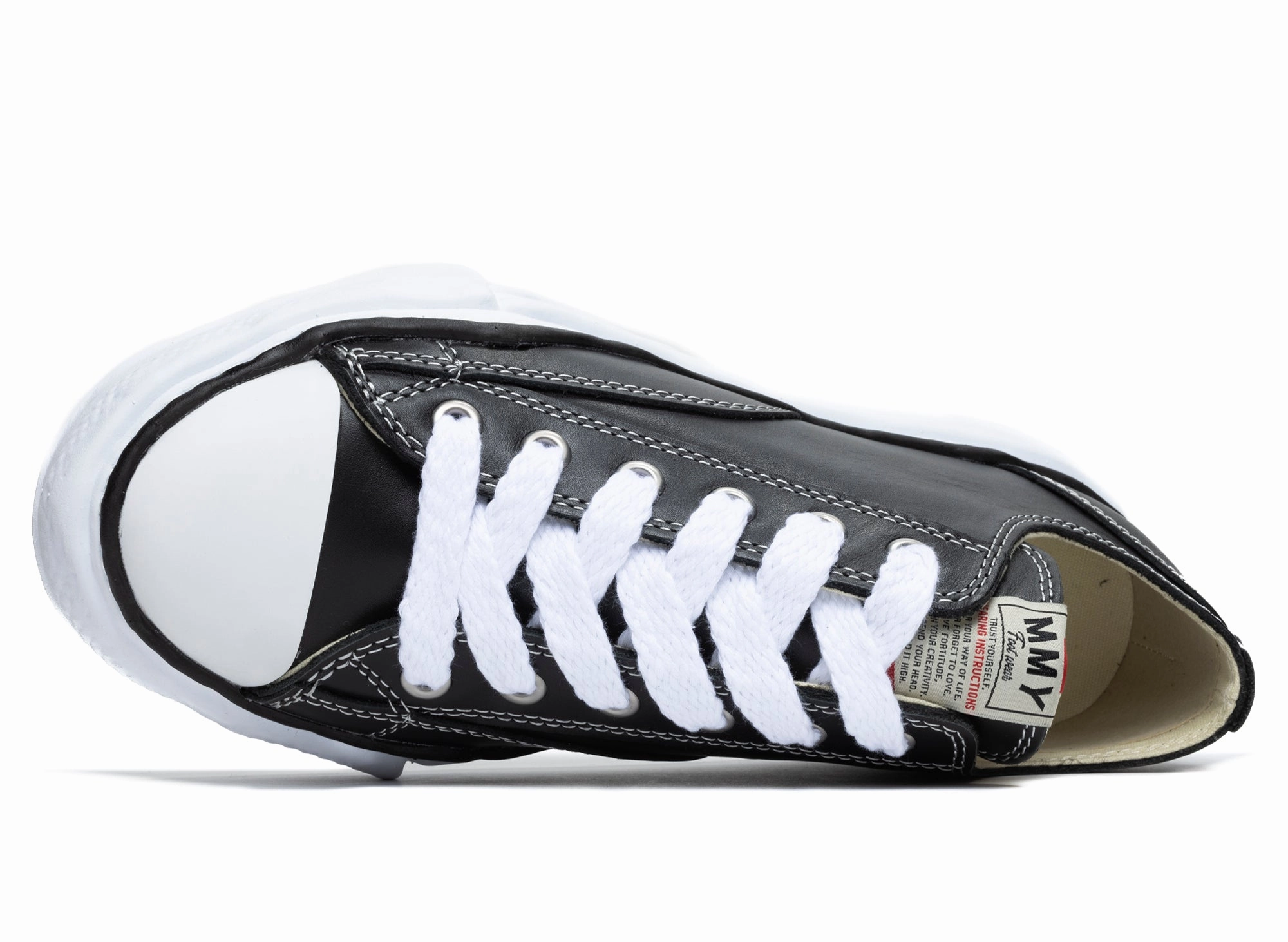 Castaner Flat Espadrilles Maison Mihara Yasuhiro Low Top Lace Up Sneaker in Black