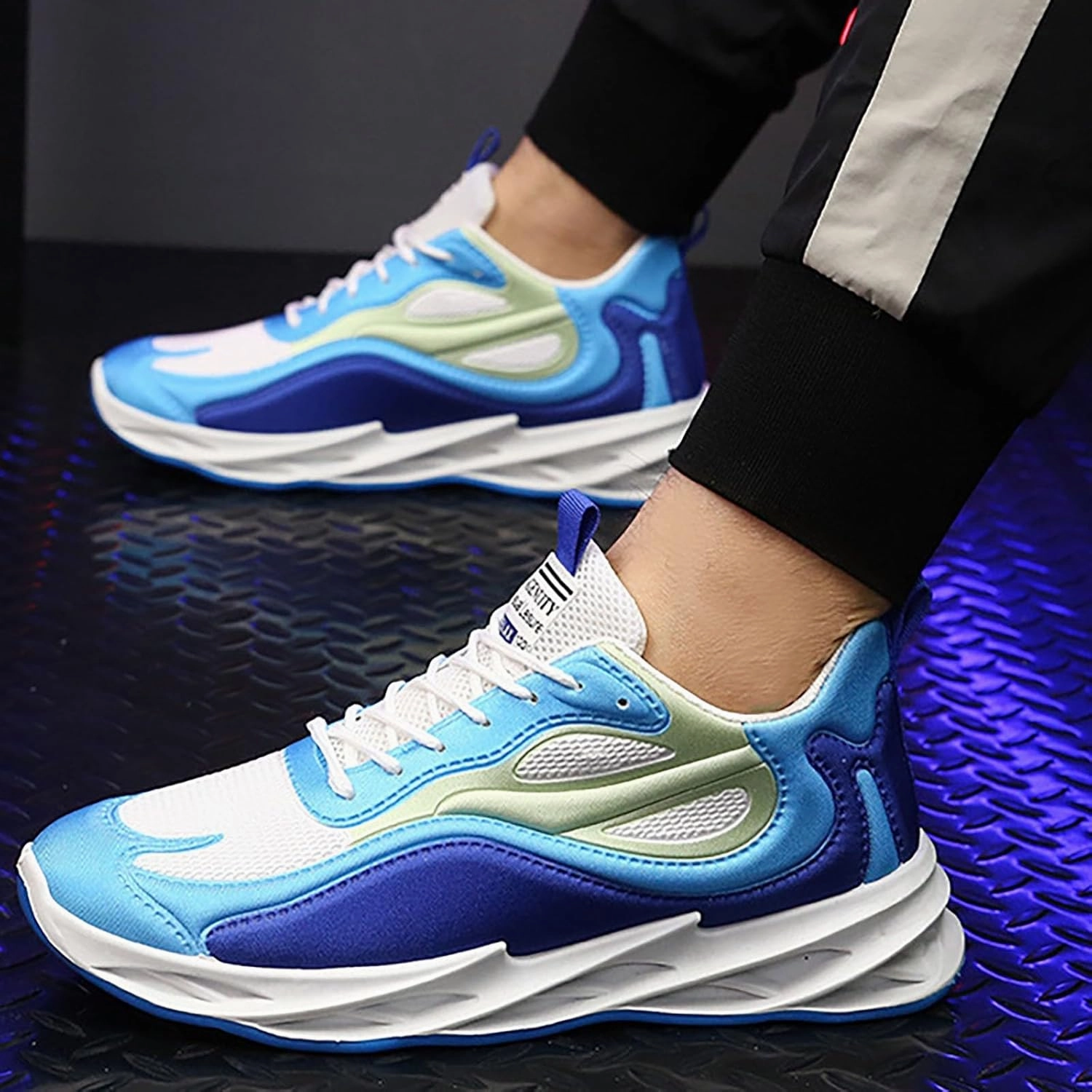 Top 5 Running IWIHMIV Walking Shoes for Men Walking Shoes Mens Tennis Shoes Casual Shoes Men's Breathable Non Slip Outdoor Running Shoes