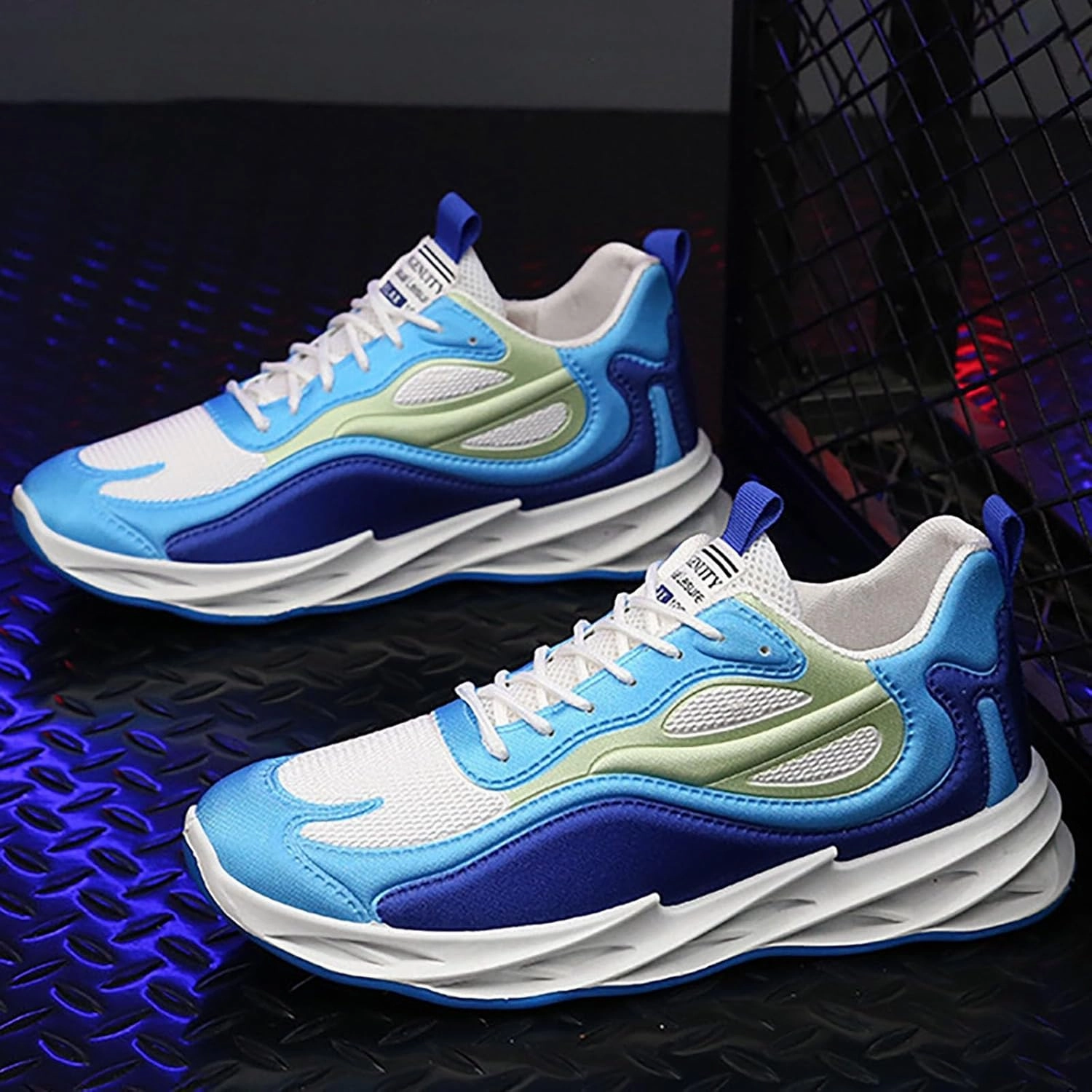 IWIHMIV Walking Shoes for Men Walking Shoes Mens Tennis Shoes Casual Shoes Men's Breathable Non Slip Outdoor Running Shoes Hallux Valgus Running Shoes