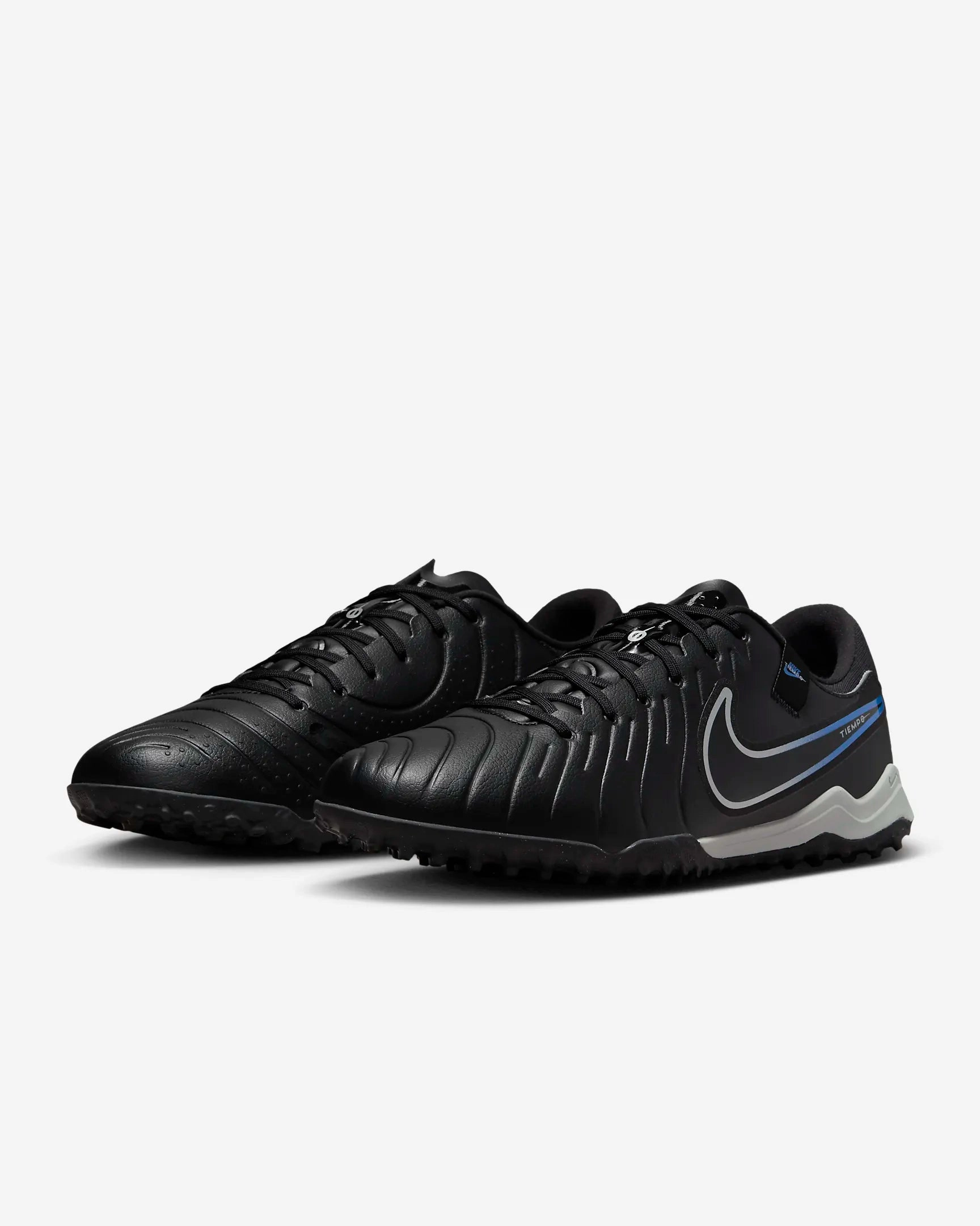 Nike Shoes Category Nike Tiempo Legend 10 Academy IC Indoor Soccer Shoes - Black/Hyper Royal/Chrome