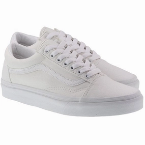 Vans Trainers Womens Old Skool True White Slip-on Skate