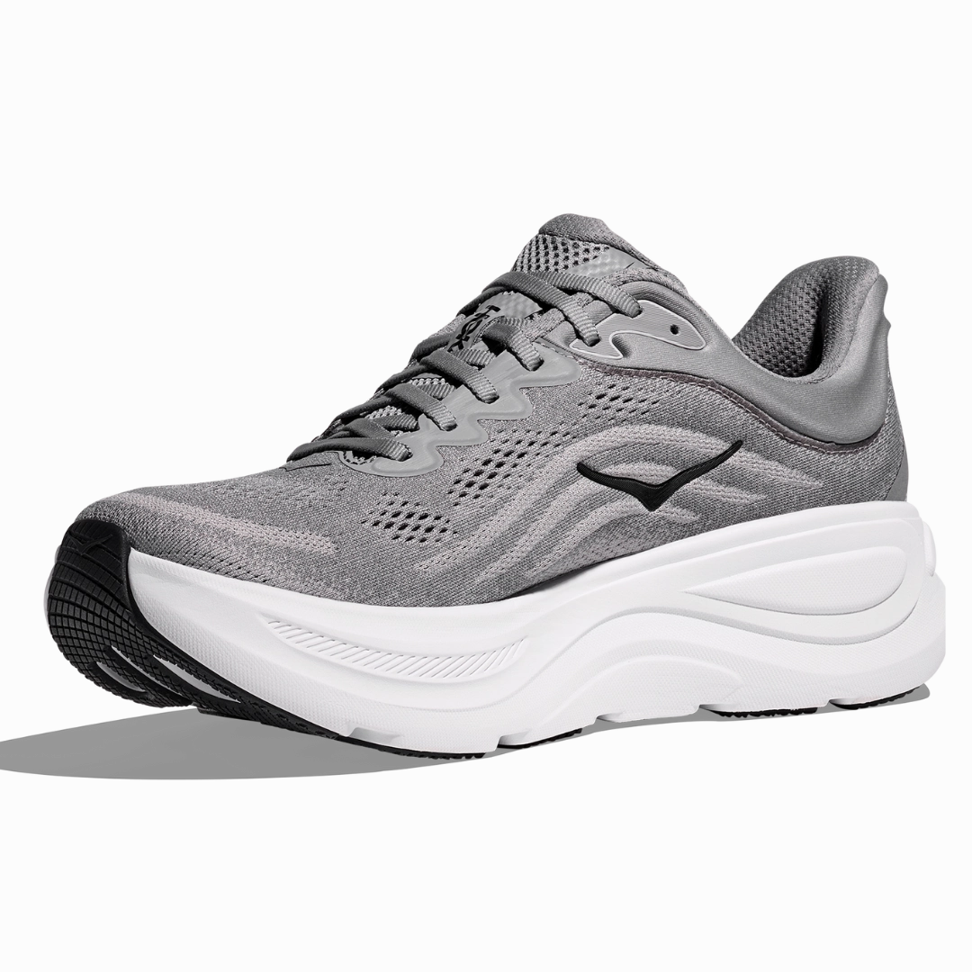 Men's - Hoka Bondi 9 - Galactic Grey/Stellar Grey Slam Dunk Basketball Shoes