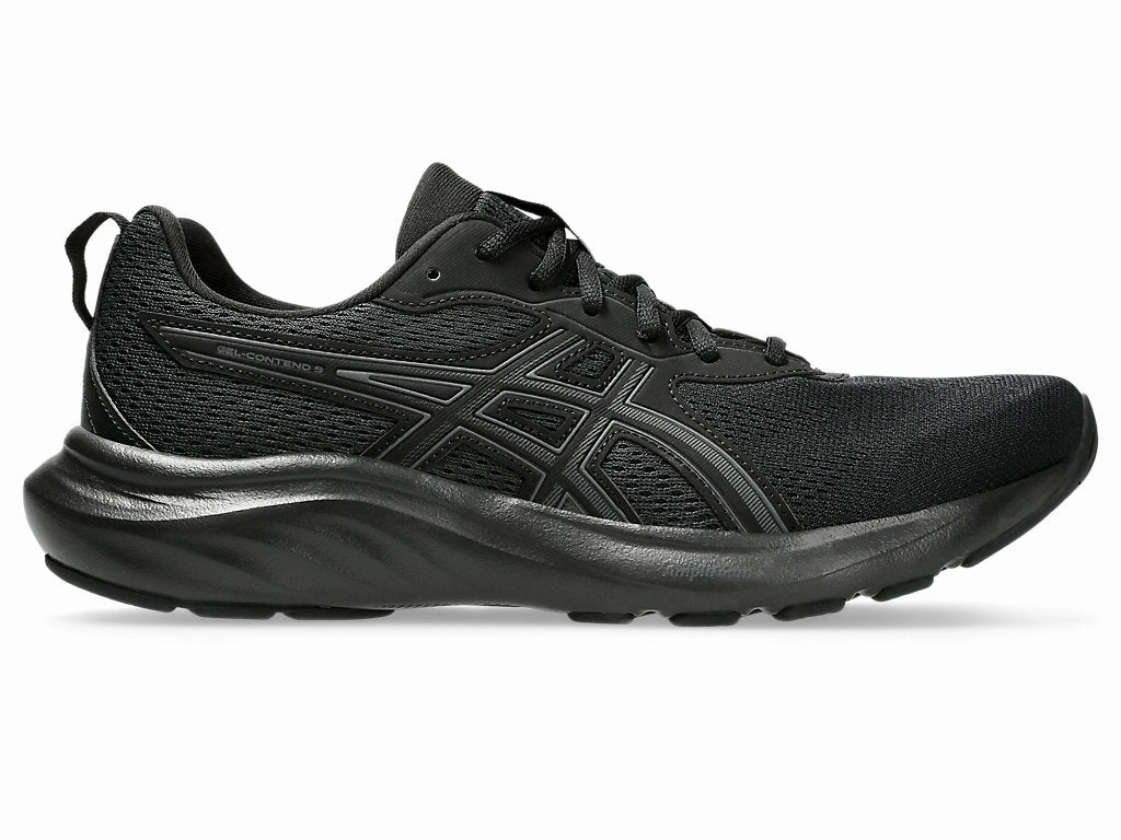 Men's Asics Gel-Contend 9, Black/Graphite Grey, 9 D Medium Top Asics Volleyball Shoes