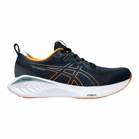 Men's Asics GEL-Cumulus 25, French Blue/Bright Orange, 10 D Medium Asics Exclusive Shoes