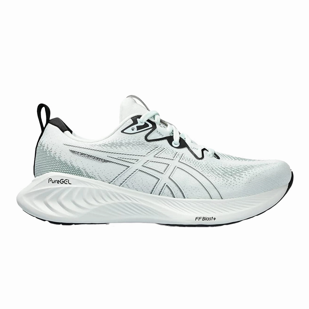 Men's Asics Gel-Cumulus 25, Pure Aqua/White, 12 D Medium Asics Max Cushion Shoe