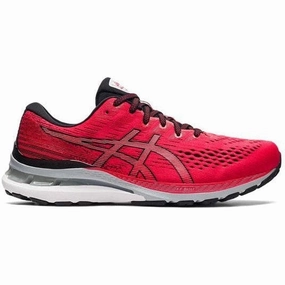 Top Asics Trail Running Shoes Men's Asics GEL-Kayano 28, Electric Red/Black, 9.5 D Medium