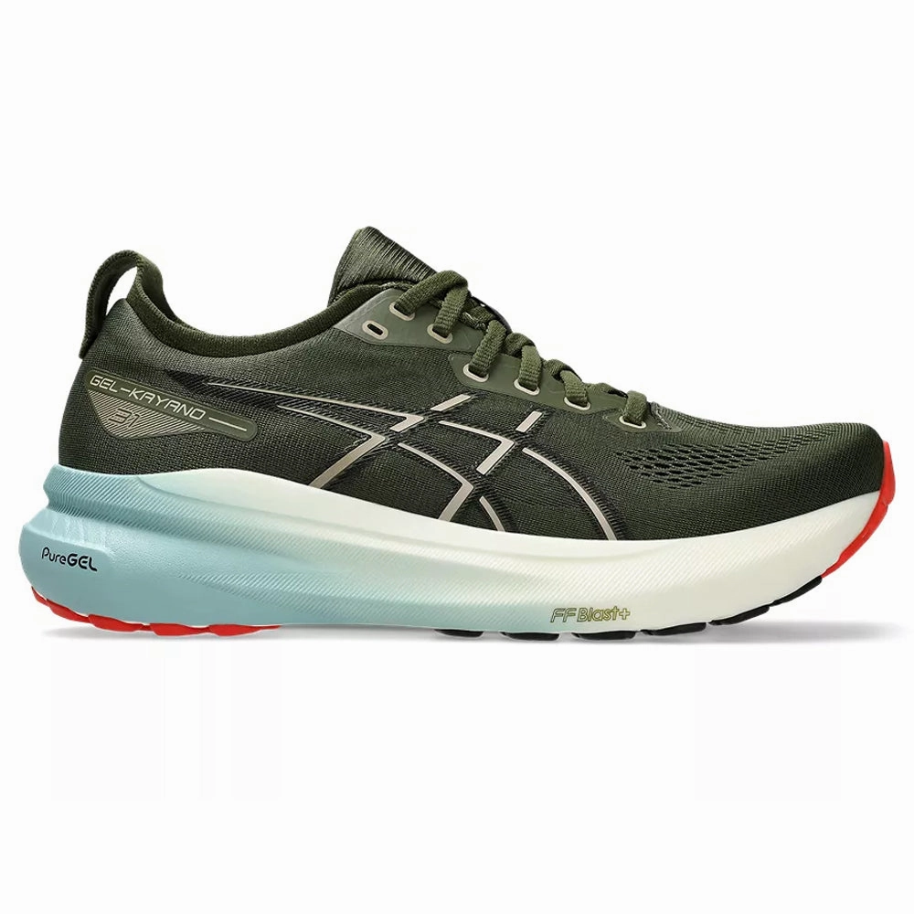 Men's Asics Gel-Kayano 31, Smog Green/Black, 10 D Medium Asics Gel Enhance Ultra 4 Running Shoe