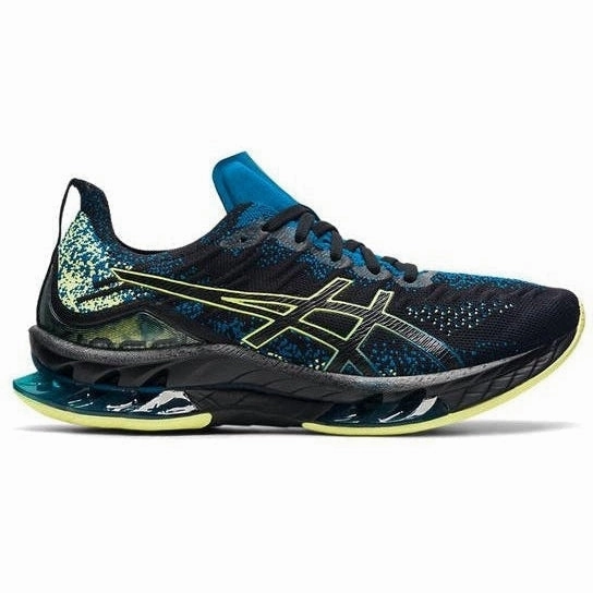 Asics Strike Rate Ff Cricket Shoes Men's Asics Gel-Kinsei Blast, Black/Glow Yellow, 11 D Medium