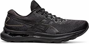 Men's Asics Gel-Nimbus 24, Black/Black, 13 4E Extra Wide Tokyo 2020 Asics Shoes
