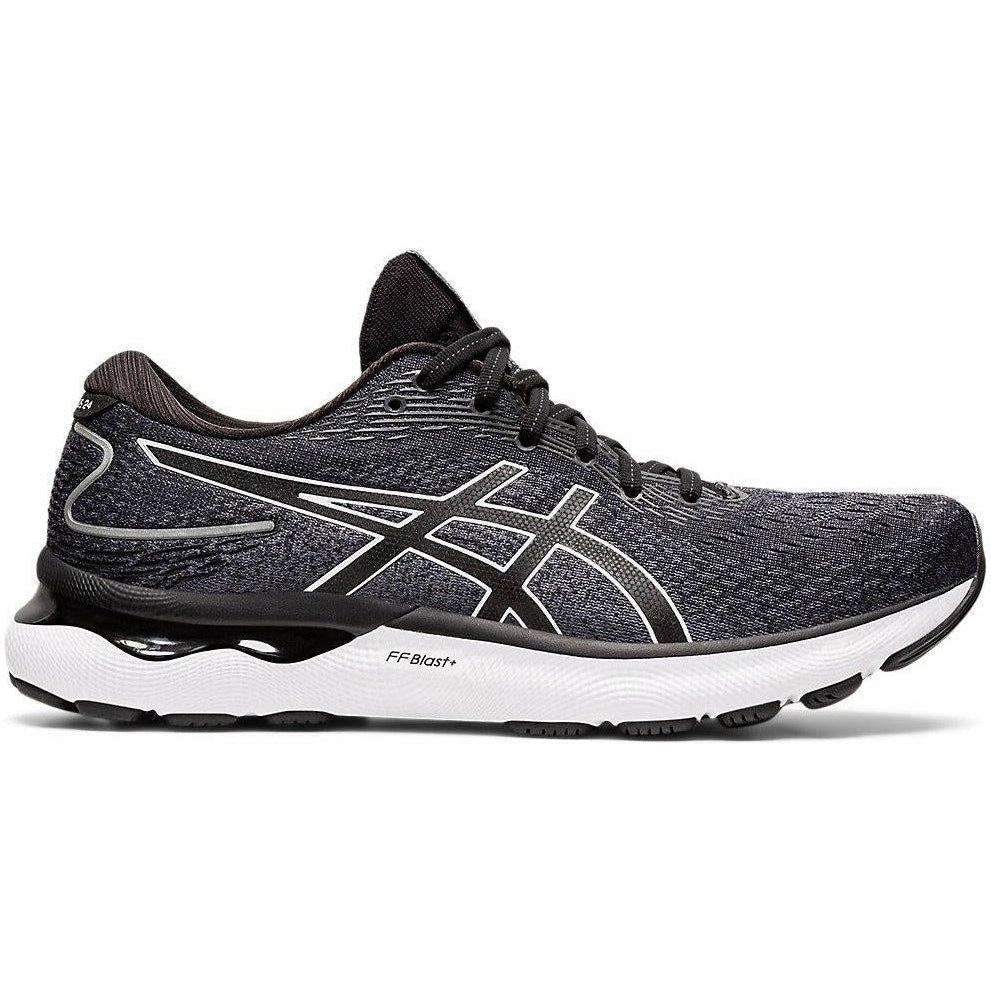 Asics Wrestling Shoe Laces Men's Asics Gel-Nimbus 24, Black/White, 11 4E Extra Wide