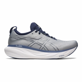 Asics Stability Shoes Reviews Men's Asics Gel-Nimbus 25, Sheet Rock/Indigo Blue, 7.5 2E Wide
