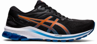 Men's Asics GT-1000 10, Black/Reborn Blue, 11.5 D Medium Asics Shoes Clearance Sale