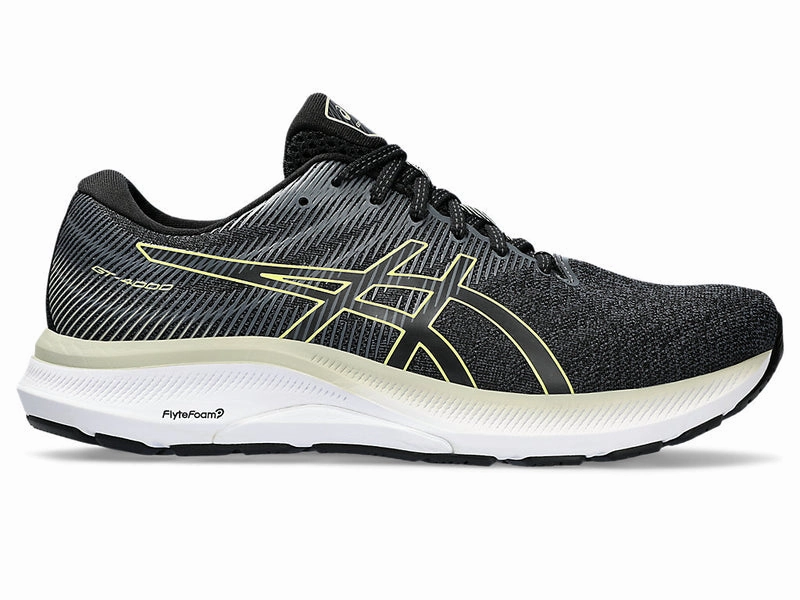 Asics Solution Speed Flytefoam 2 Tennis Shoes Men's Asics GT-4000 3, Black/Glow Yellow, 11.5 D Medium