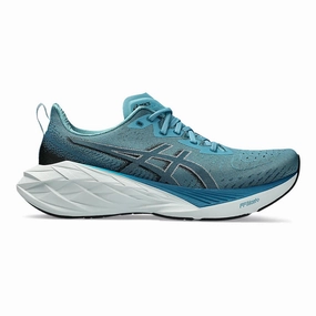 Men's Asics Novablast 4, Blue Teal/Evening Teal, 10.5 2E Wide Similar Running Shoes To Asics Kayano
