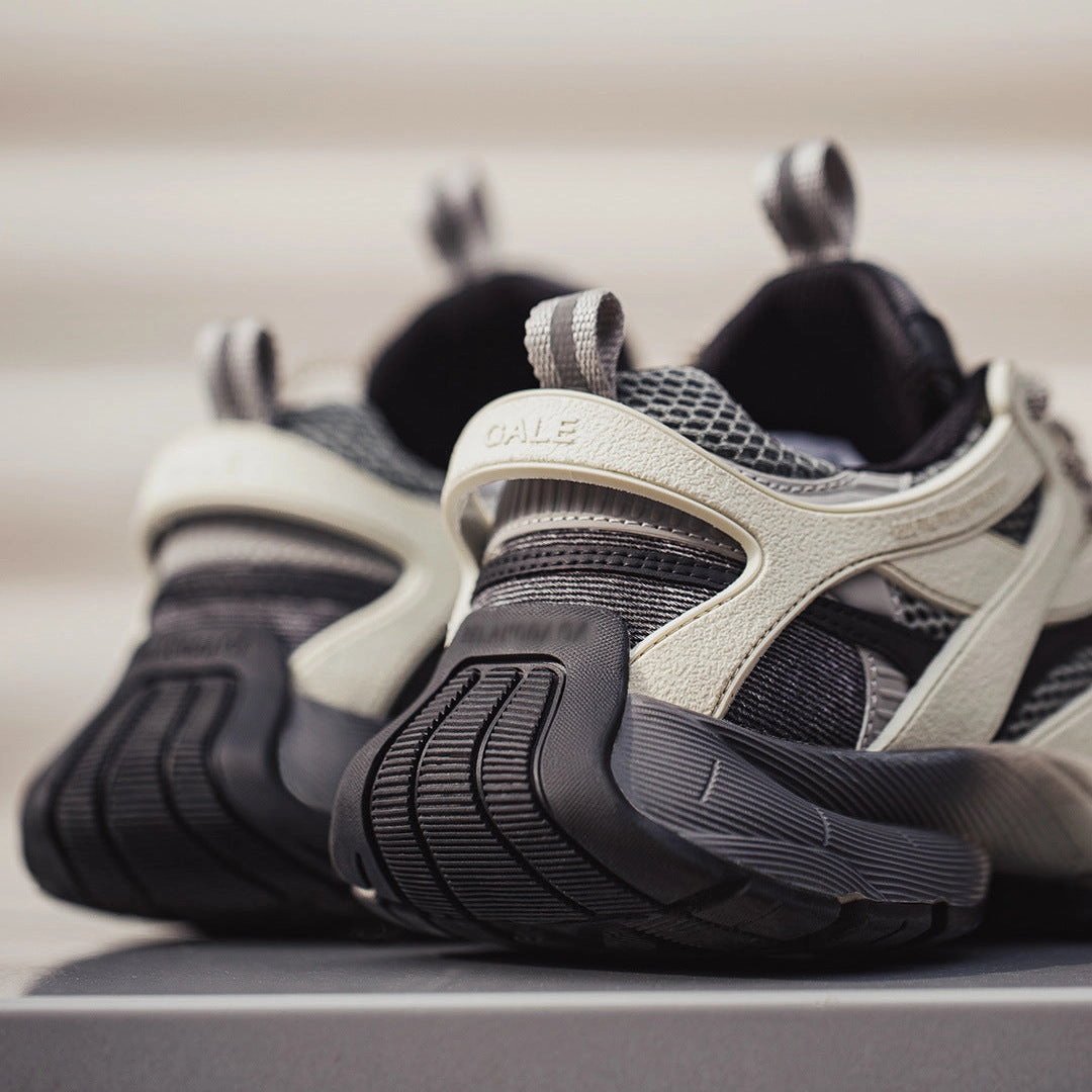 Chocolate Sneakers Men's Chic Breathable Mesh Casual Platform Sneakers