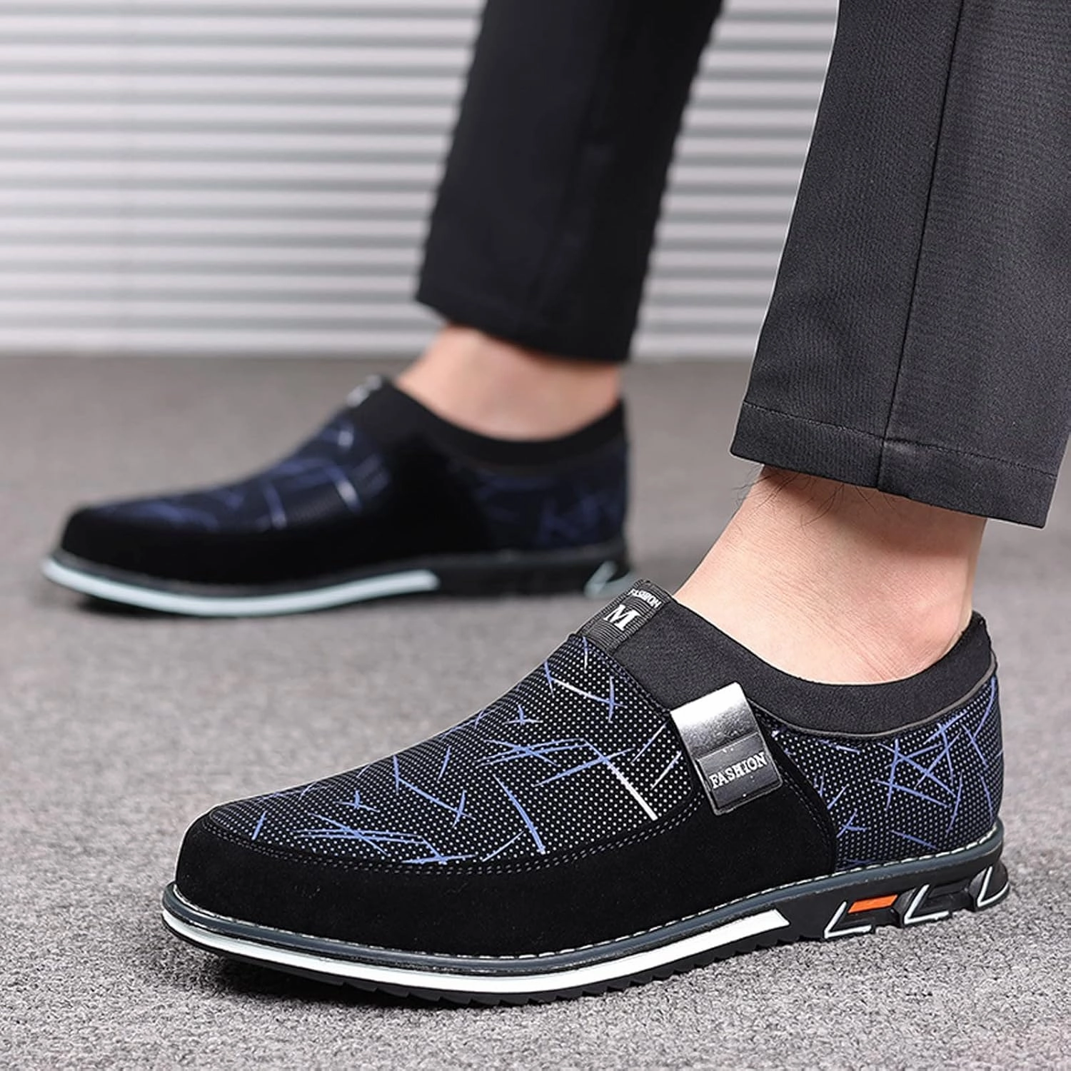 Men's Dress Shoe Size 13 Fashion Style Men's Breathable Comfortable Business Slip On Work Leisure Mens Business Shoes Casual Shoes Wide