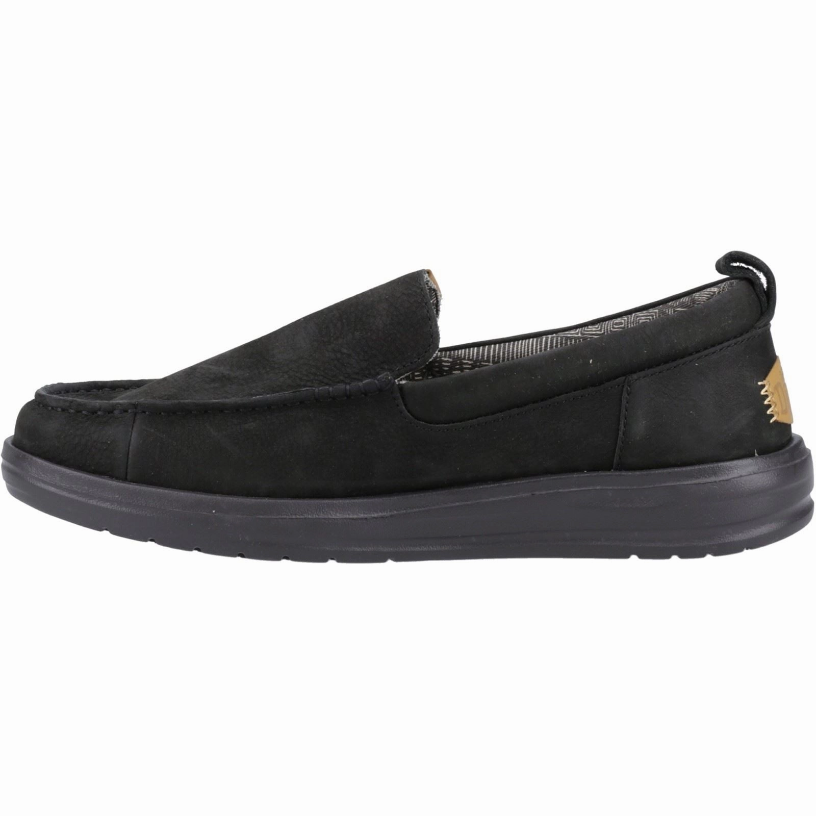 Shoes Dresser Men's Heydude 40173 Wally Grip Moc Craft Leather Shoes - Black