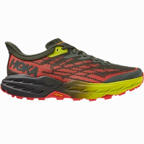 Men's Hoka Speedgoat 5, Thyme/Fiesta, 10.5 2E Wide Malaysia
